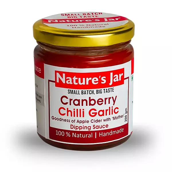 Cranberry Chilli Garlic Dipping Sauce - Nature's Jar NP