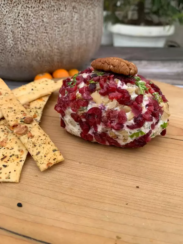 Cranberry & Pecan Cream Cheese - Happy & Gai