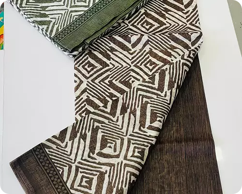 Crape Slik Saree