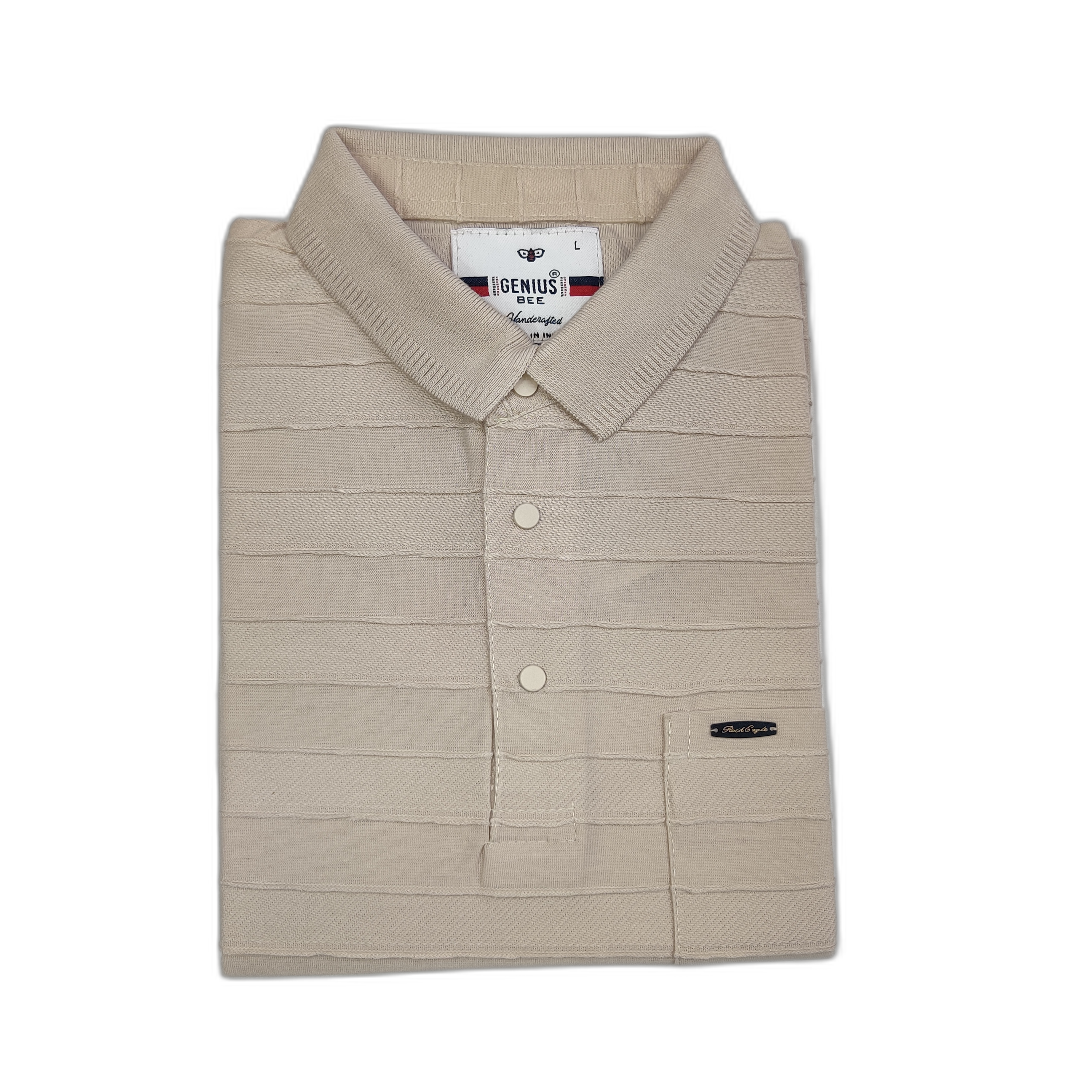 Self Design Cotton Tshirt