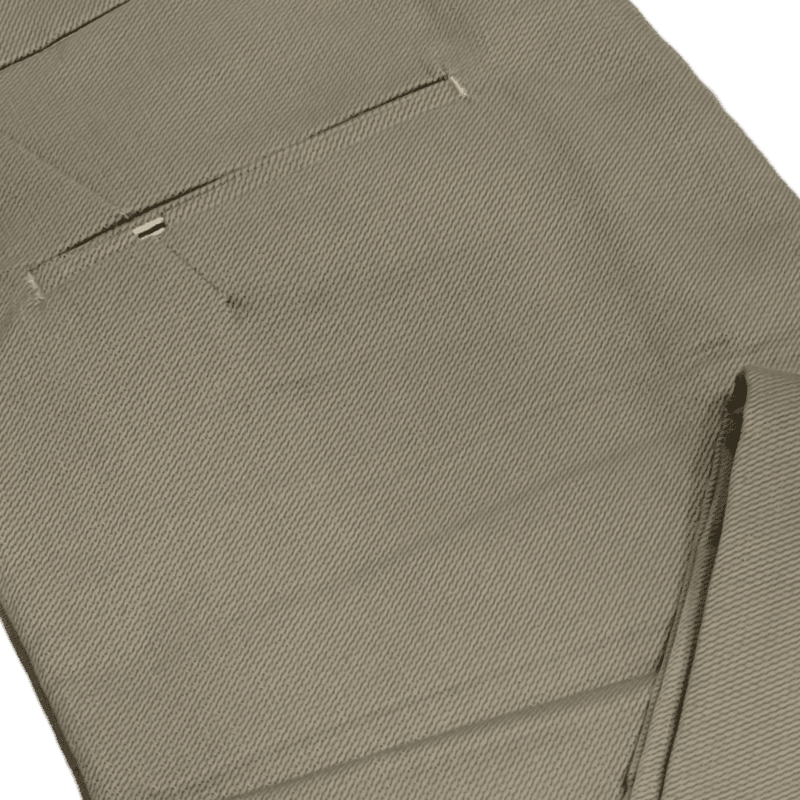 Cream Self Design Pant