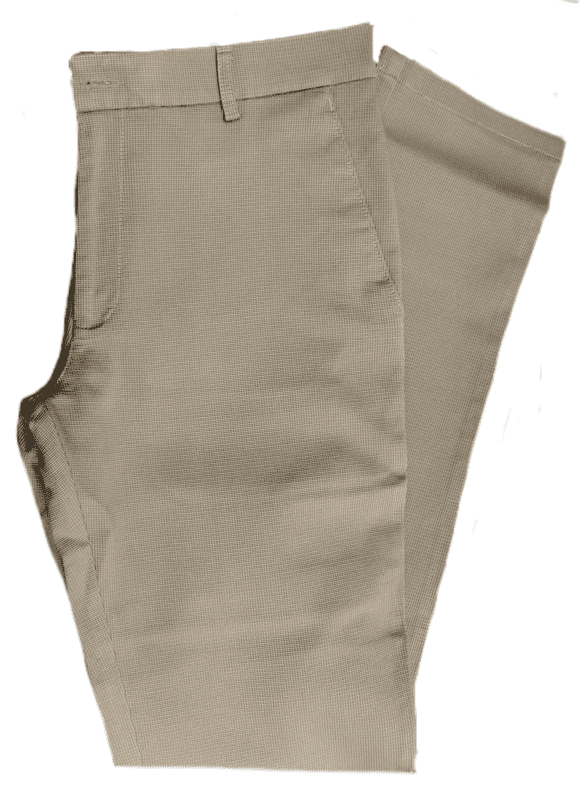 Cream Plain Pant