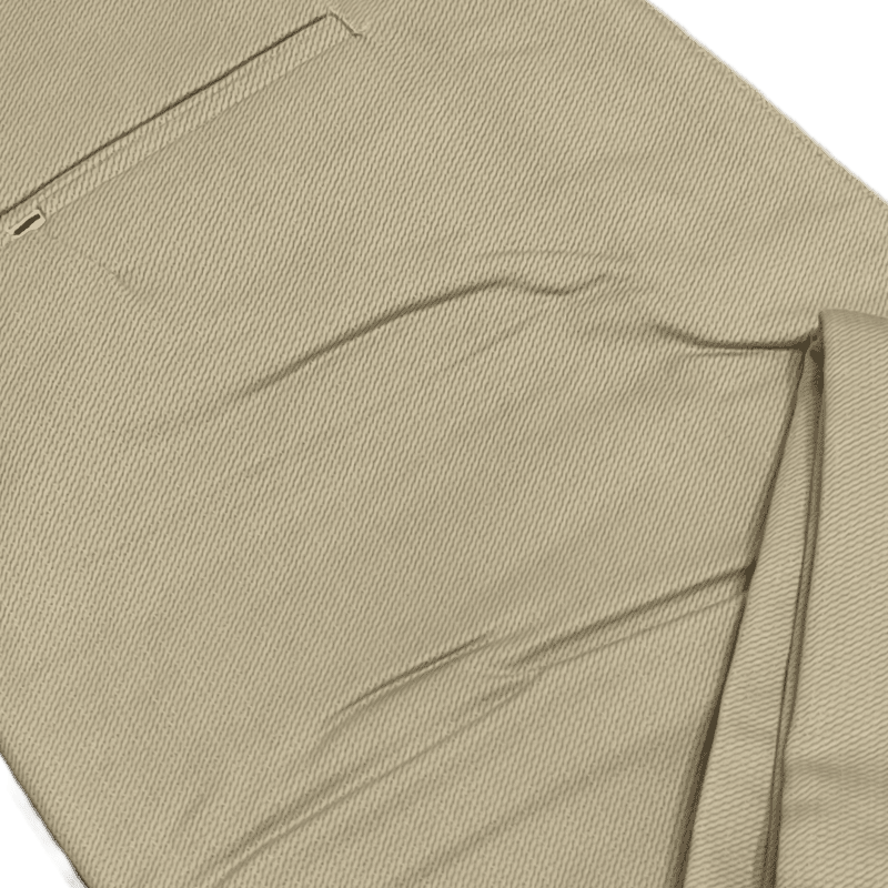 Cream Self Design Pant