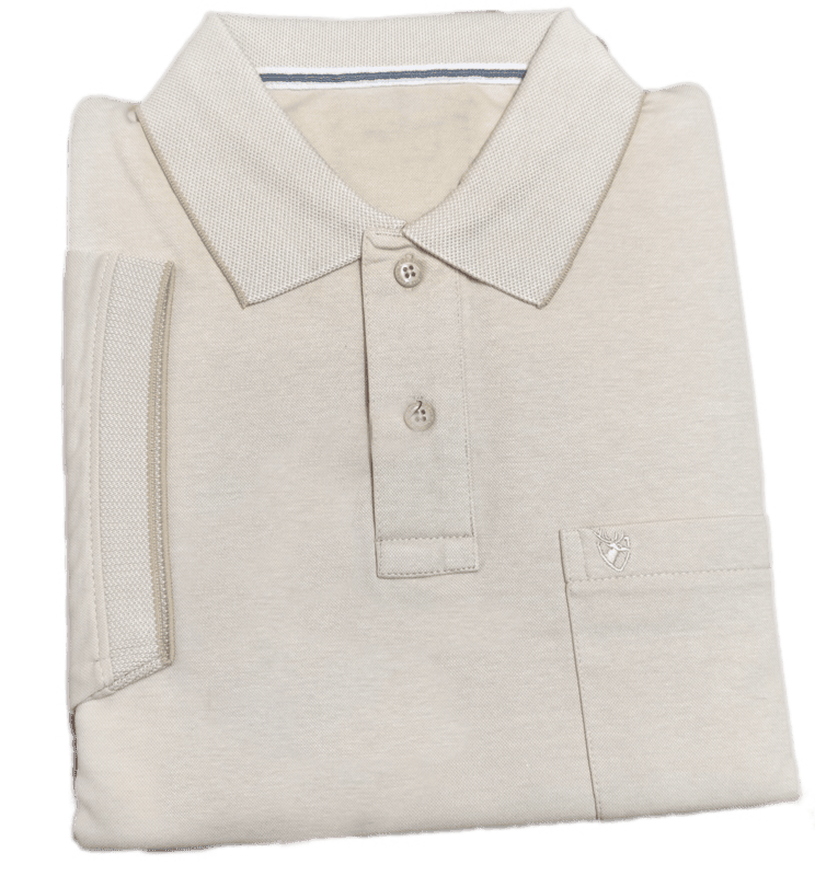 Cream Self Design Tshirt