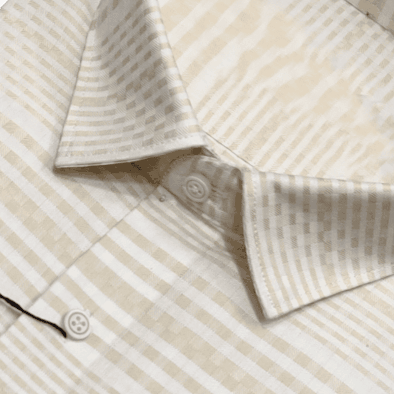 Cream Stripes Shirt
