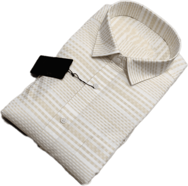 Cream Stripes Shirt