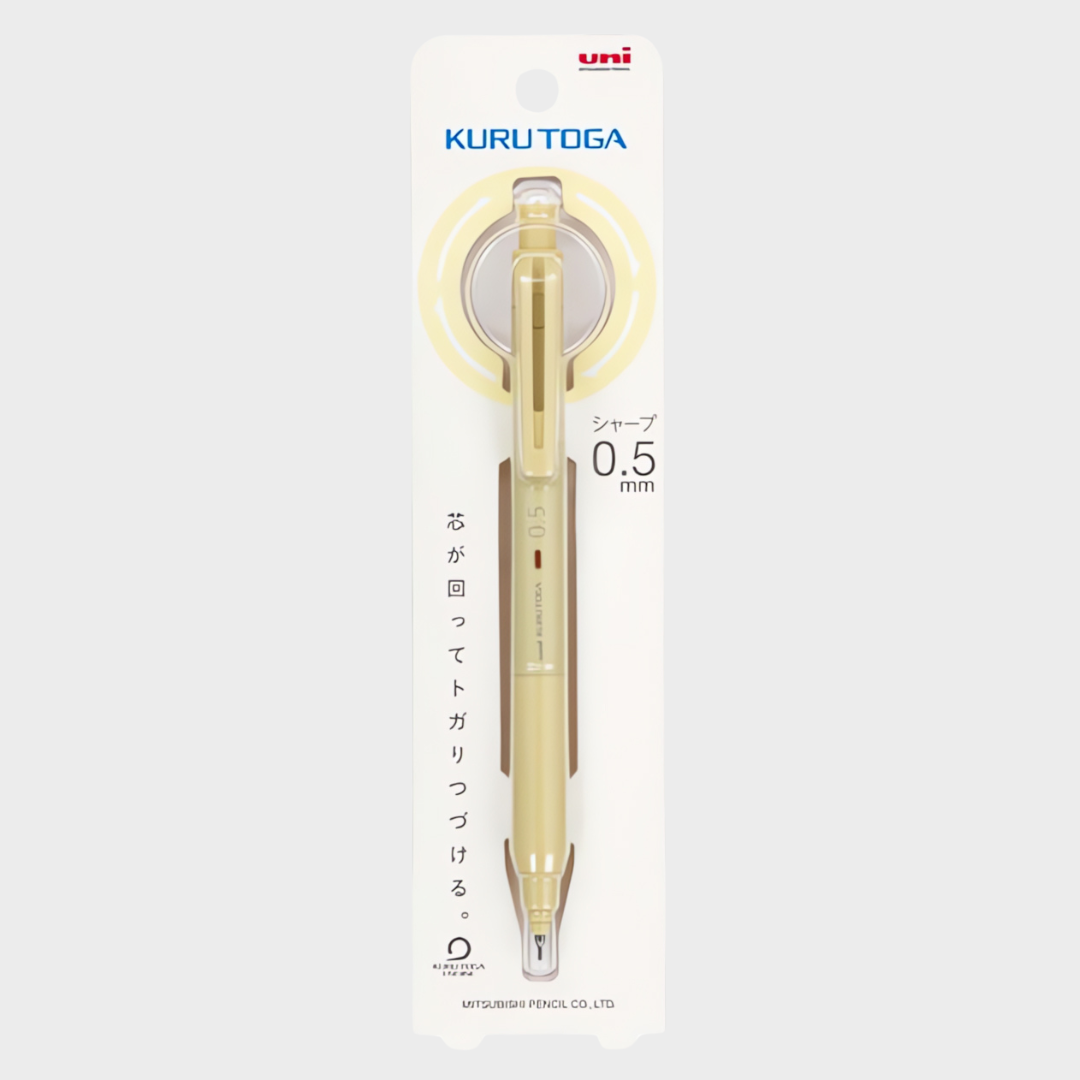 Uni Kurtoga KS Model Mechanical Pencil 0.5 Cream Yellow