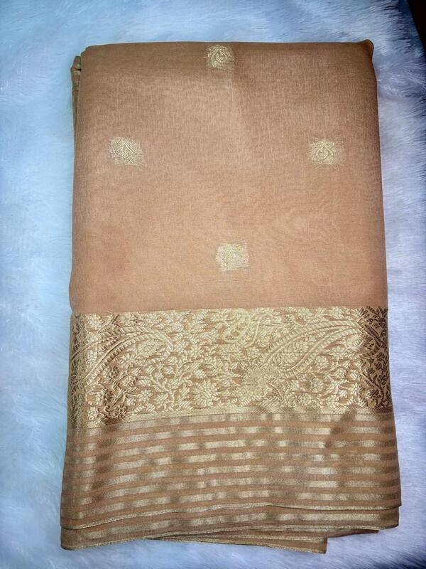Banarasi Semi Tussar Silk Saree