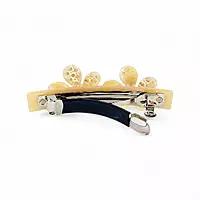 Elegant Creamy Ivory Floral Hair Barrette Clip