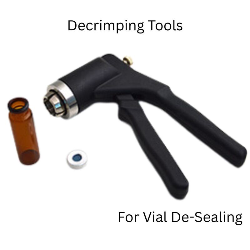 Crimping Tools and Decrimping Tools for Vial Sealing/De-Sealing