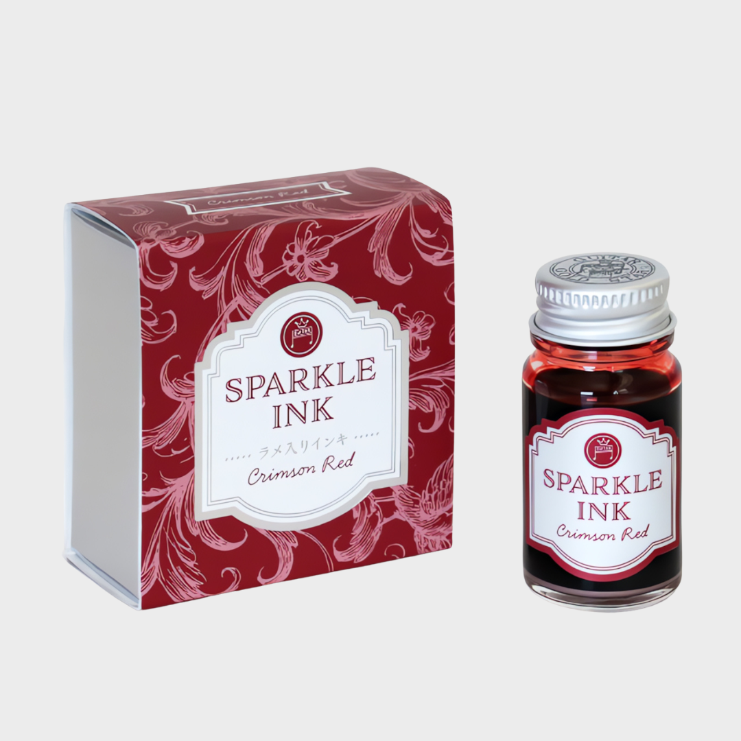 Teranishi Chemical | Ink | 12ml | Sparkle | Guitar | For Fountain Pen | Crimson Red