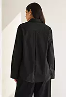 Cross Pattern Collar Shirt