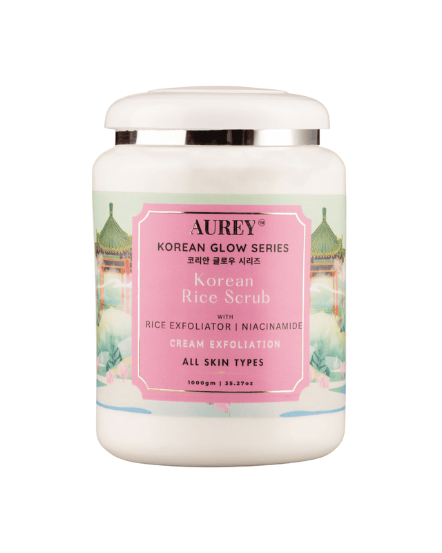 Aurey Korean Rice Scrub With Rice Exfoliator & Niacinamide 1Kg