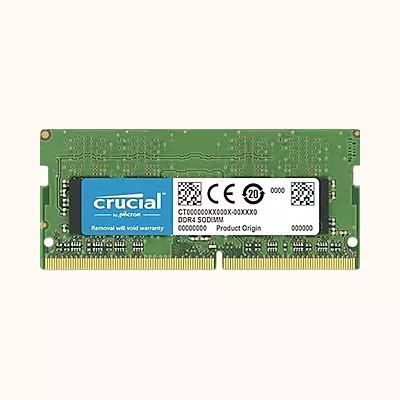 Crucial RAM 8GB DDR4 3200MHz CL22 Laptop Memory (CT8G4SFRA32A)