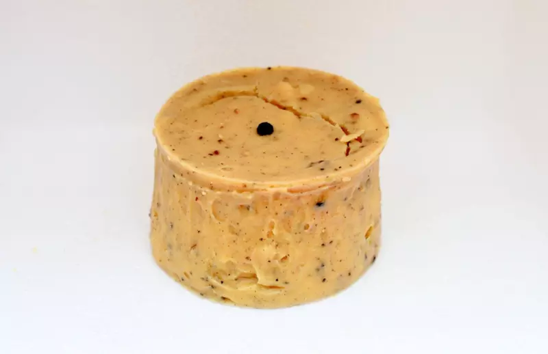 Crushed Pepper Wheel Hard Cheese - Vegan