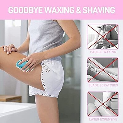 Painless Crystal Hair Eraser for Women and Men Pack of 2 Painless Crystal Hair Eraser for Women and Men Pack of 2