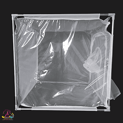 4E-MC-W-404090 Eco Mesh Clear White Insect Rearing Cage