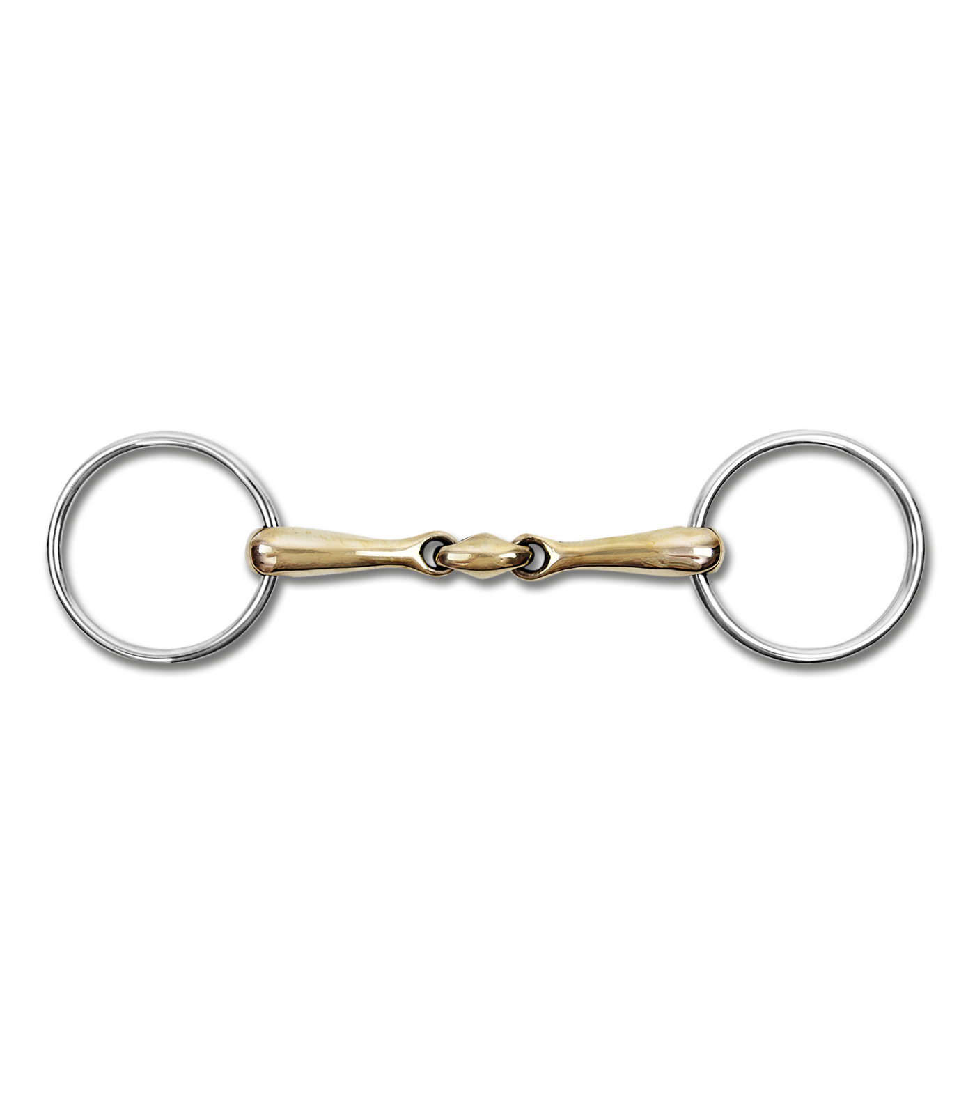 Waldhausen Cupris/ Cooper Snaffle Bit, Double Jointed