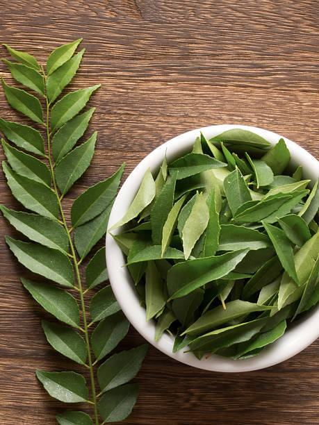 Aromatic curry leaves