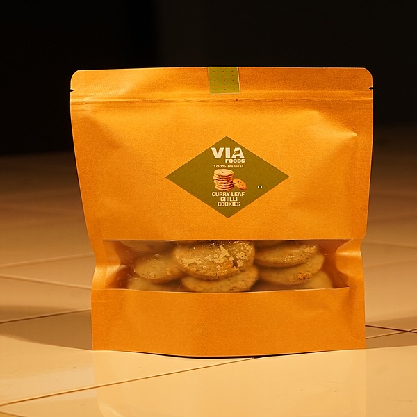 VIA Foods Curryleaf chilly cookies