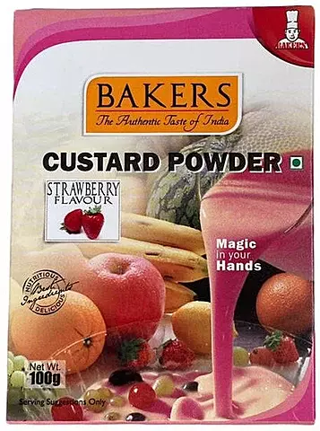 Bakers - Custard Powder Strawberry 100G