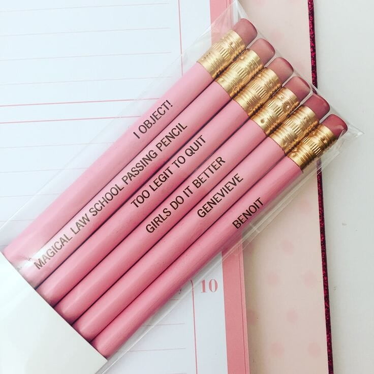 MadWits Personalized Apsara Dark Pencils With Name Engraved