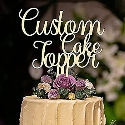 Customized Cake Topper