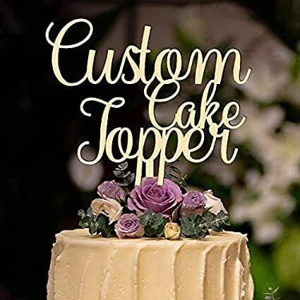 Customized Cake Topper
