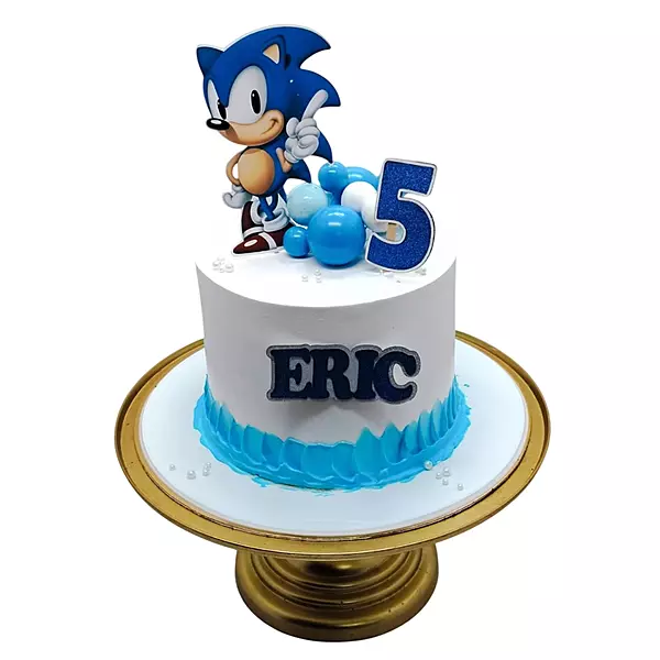 Cute Sonic Theme Cake