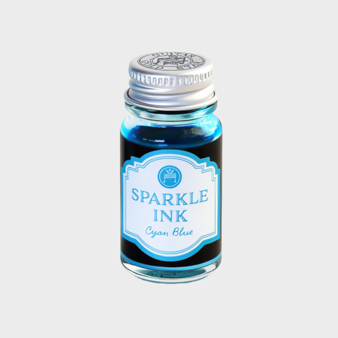 Guitar Sparkle Ink Cyan Blue