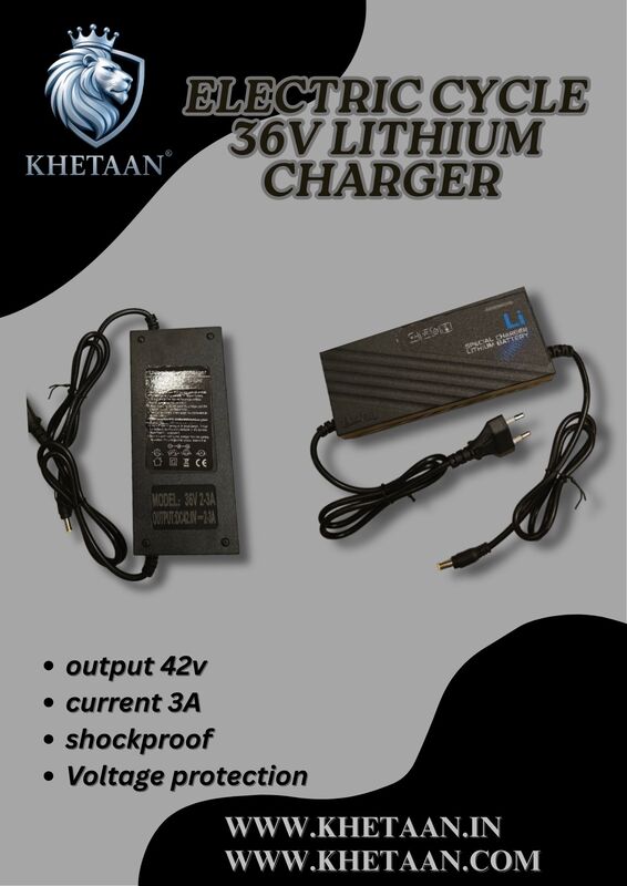 E cycle 36v 3A lithium charger