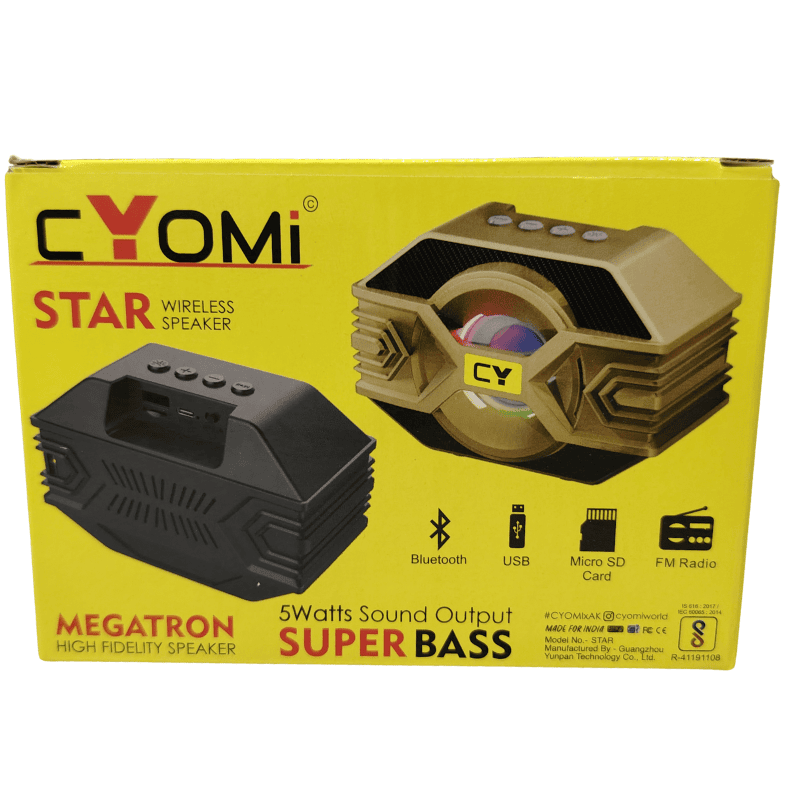 Cyomi STAR 674 Megatron Gaming Cabinet – ATX Support, RGB Design, Black