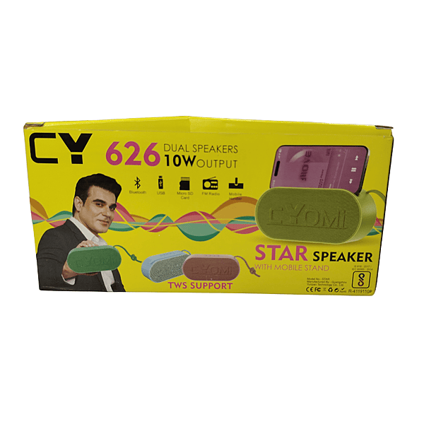 Cyomi 626 Dual Speaker Gaming Cabinet – Built-in Speakers, Mobile Stand, Black