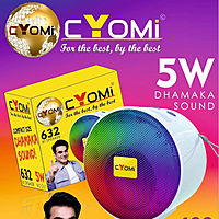 Cyomi 632 Gaming Cabinet – Bluetooth Speaker, RGB Lights, Mobile Stand, Black