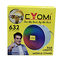 Cyomi 632 Gaming Cabinet – Bluetooth Speaker, RGB Lights, Mobile Stand, Black