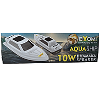 Cyomi Aqua Ship Wireless Speaker – Portable Design, Powerful Sound, Black