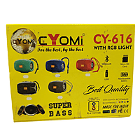 Cyomi CY616 Wireless Speaker – Bluetooth Audio, Portable Design, Black