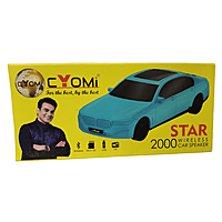 Cyomi Star 2000 Car Wireless Speaker – Bluetooth Audio, Compact Design, Black