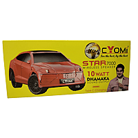 Cyomi Star 7000 Car Wireless Speaker – Bluetooth Audio, Compact Design, Black