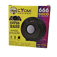 Cyomi Disco 666 Wireless Speaker – RGB Lighting, Bluetooth Audio, Portable Design