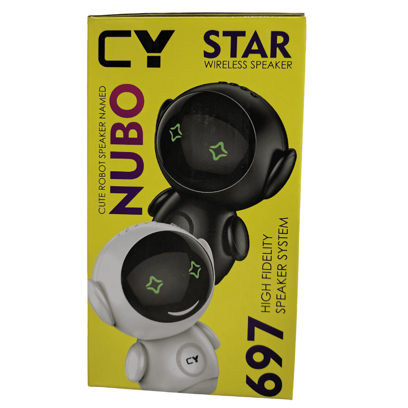 Cyomi Nubo Robot 697 Wireless Speaker – Bluetooth Audio, Robot Design, Portable