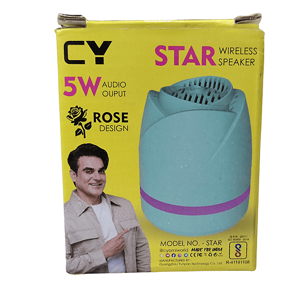 Cyomi Rose Wireless Speaker – Portable Bluetooth Music Speaker