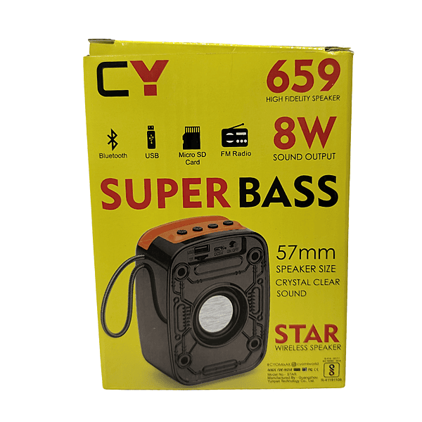Cyomi STAR 659 Wireless Speaker – Clear Sound | Portable Design | Bluetooth Audio