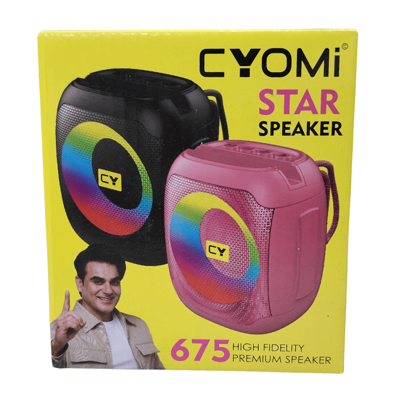 Cyomi Super Bass Wireless Speaker – Deep Bass Sound | Bluetooth Audio | Portable Design