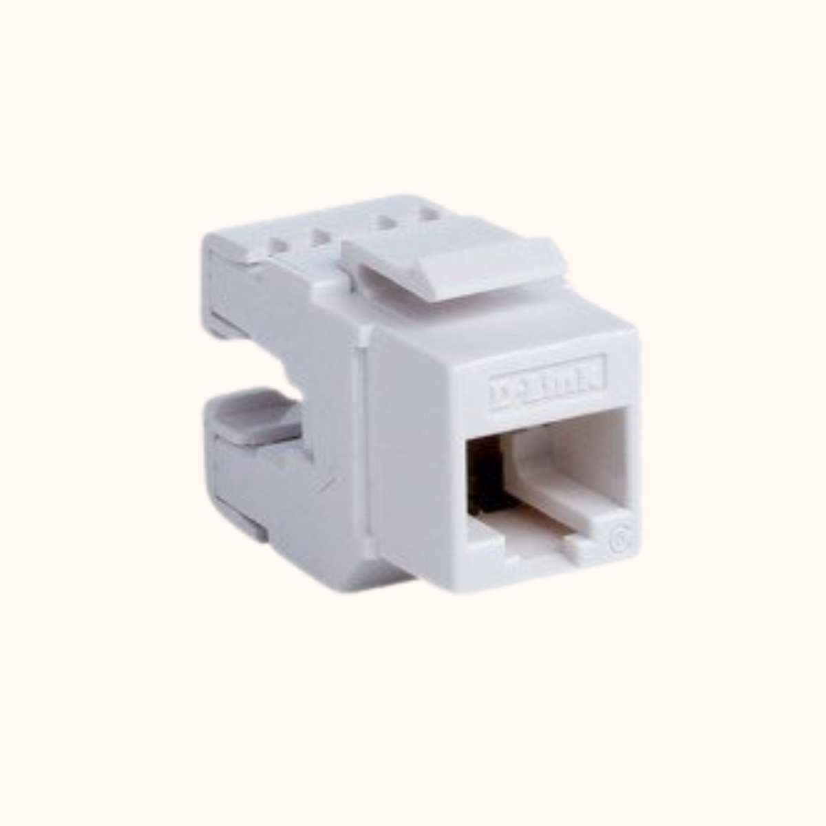 D Link Cat6 Lan Keyston I/O (KJ-C6WHI1B21)
