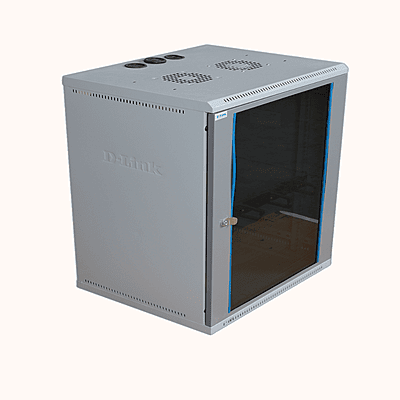 D-Link 9U 550W 450D Wall Mount Steel Enclosure (NWR-9U-5545-GR)