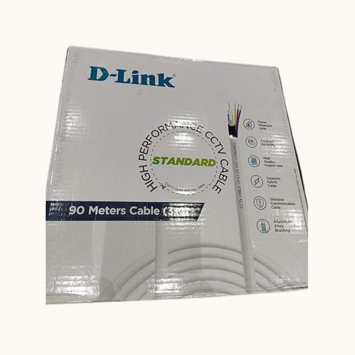 D-Link Cable CCTV WIRE 3+1 90MTR (DCC-WHI-90)