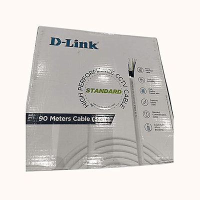 D-Link Cable  CCTV WIRE 3+1 90MTR (DCC-WHI-90)