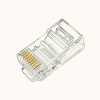 D-Link Cat 5 Rj 45 Cable Connector - Pack Of 100 Pieces, White (NPG-5 E1 TRA031-100))