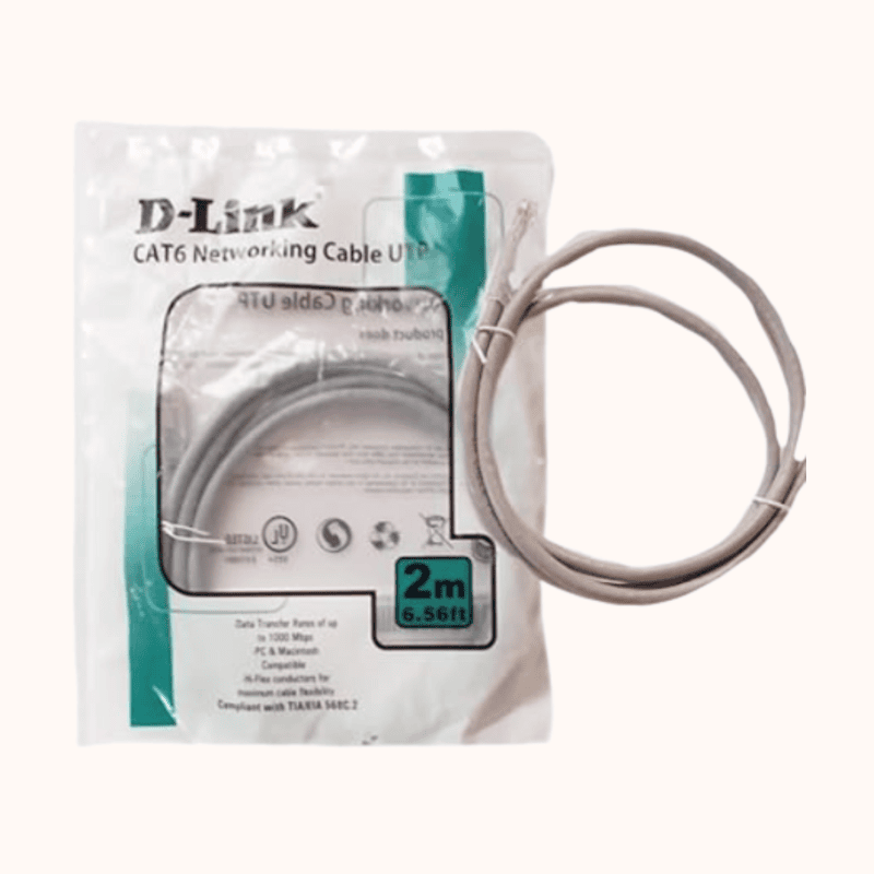 D-Link Patch Cord Grey 2 MTR (NCB-C6UGRYR1-2)